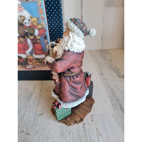 Lang wise bountiful bears three third Santa Claus Xmas 1st edition figure vintag - Picture 4 of 9